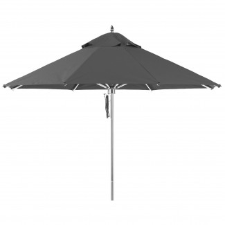 9 Foot Aluminum Market Umbrella With Aluminum Pole - Pulley Lift